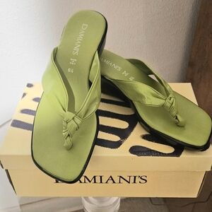 Damiani's Size 6.5 Sandal Green